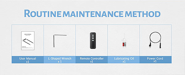 routine maintenance method