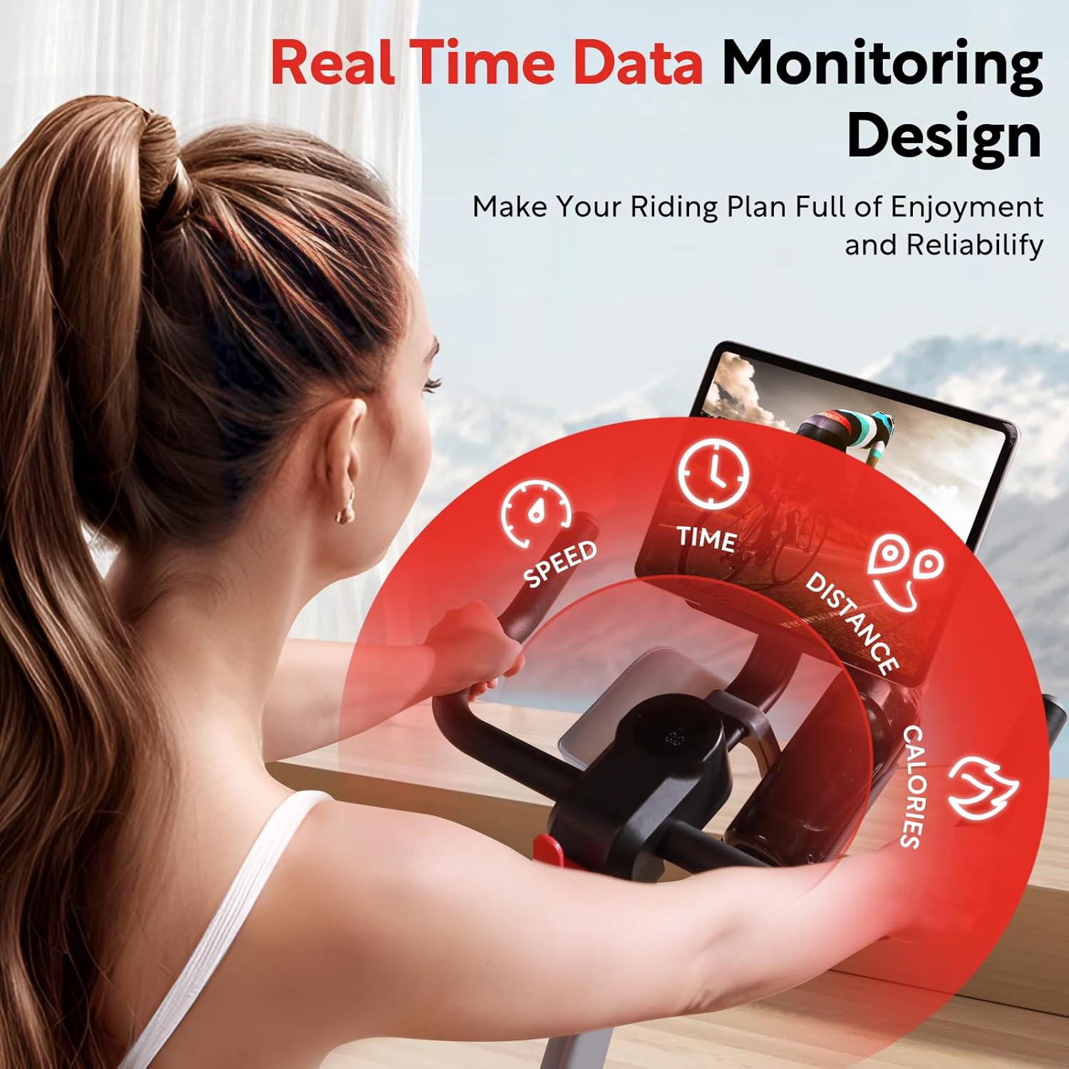 Sperax Exercise Bike with App Connectivity