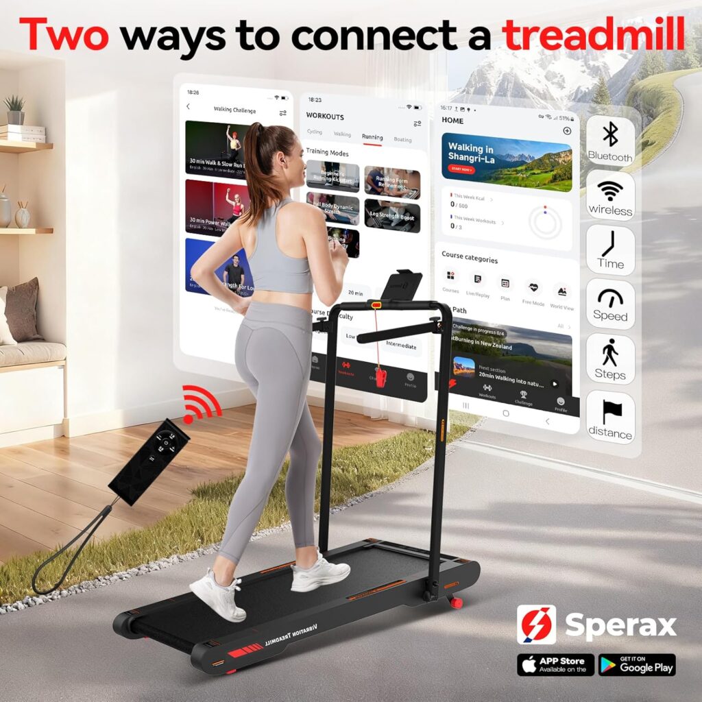 Sperax 4 in 1 Walking Treadmill Pad with App